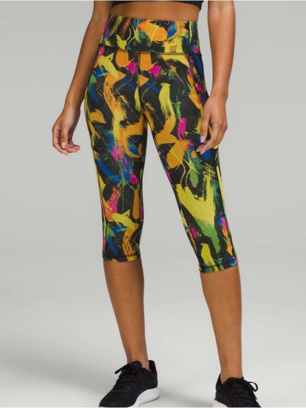 Lululemon High-Rise Multicolor Capri Leggings